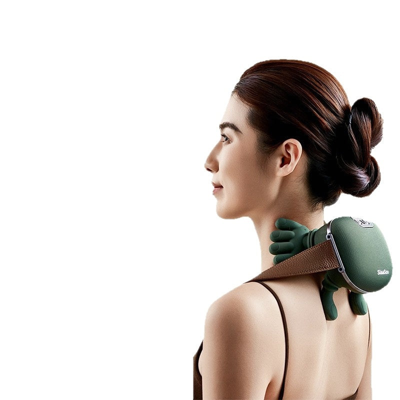 Electric Neck And Shoulder Muscle Massager Wireless Shoulder And Back Kneading Massage Shawl Neck Masajeador Relax Pain Relief